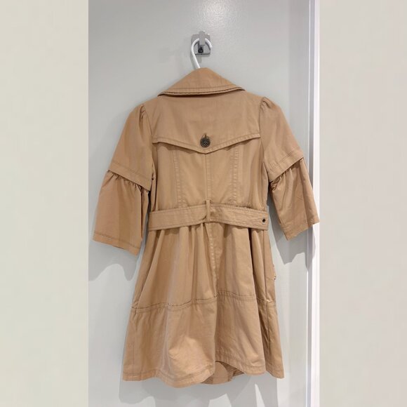 【ONLY】Khaki trench coat Woman's size XS - Picture 2 of 3